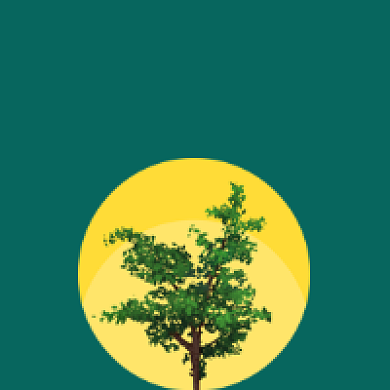 绿色植树节公众号次图背景