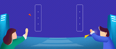 高薪招聘宣传蓝色商务风新媒体配图背景