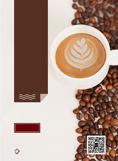 咖啡海报背景
