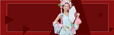 女装海报背景