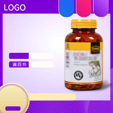 鱼油保健品直通车背景