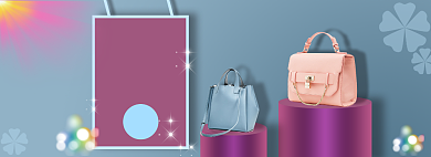 淘宝女包全屏海报背景