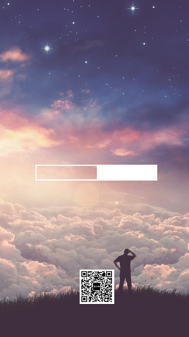 文艺清新勇于创新企业文化手机海报模板背景