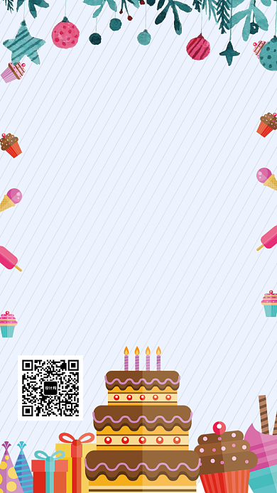 蛋糕素色创意手机海报背景