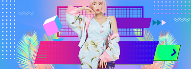 女装连衣裙海报banner背景