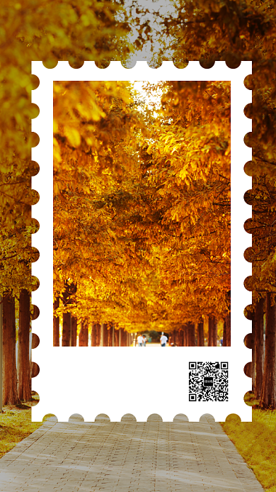 简约日签月签手机海报背景