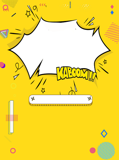 黄色会员招募宣传单背景