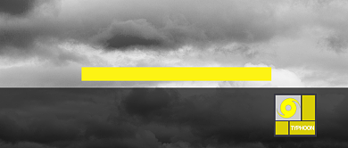  黄色预警台风公众号首图背景