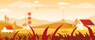 24二十四节气立秋传统唯美公众号首图背景