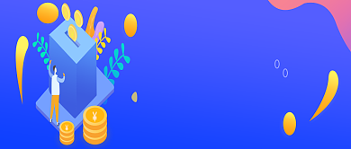 创意金融理财收益微信公众号素材图片背景