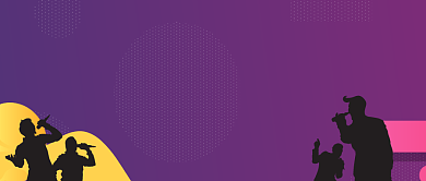 创意校园歌手投票微信公众号素材图片背景