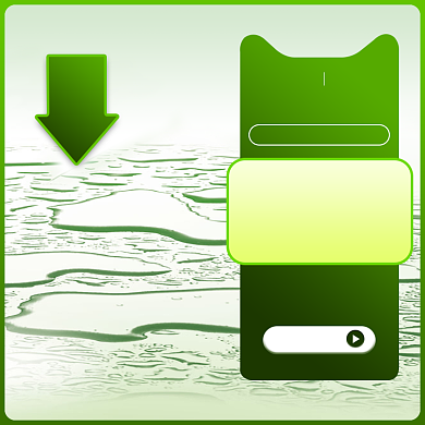 绿色护肤上新活动电商淘宝主图背景