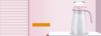 家电自动热水壶BANNER背景