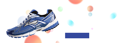 耐磨运动跑鞋banner背景