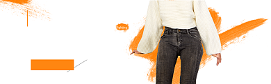 女装裤子banner背景