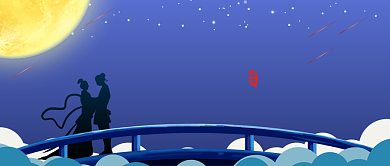 七夕传统节日首图背景