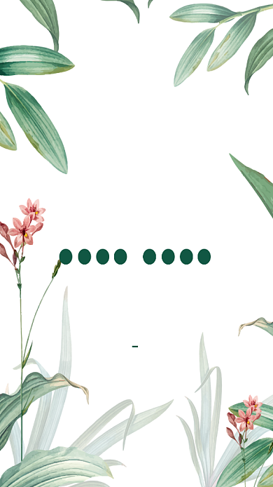 遇见四月花卉植物海报背景