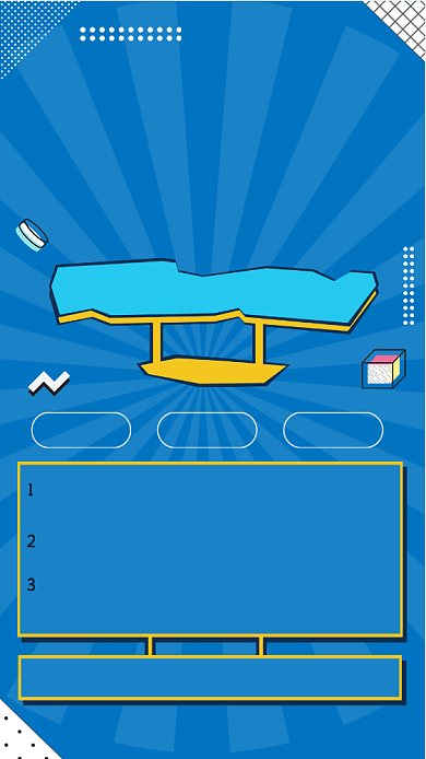 l蓝色创意健身手机海报背景