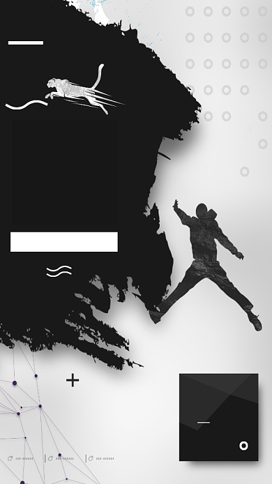 确定目标企业文化手机海报背景