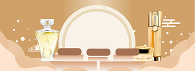 个护美妆海报banner背景