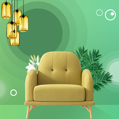 小清新家具淘宝主图直通车模板背景