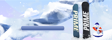 天猫冰雪节滑板促销满减优惠活动淘宝banner背景