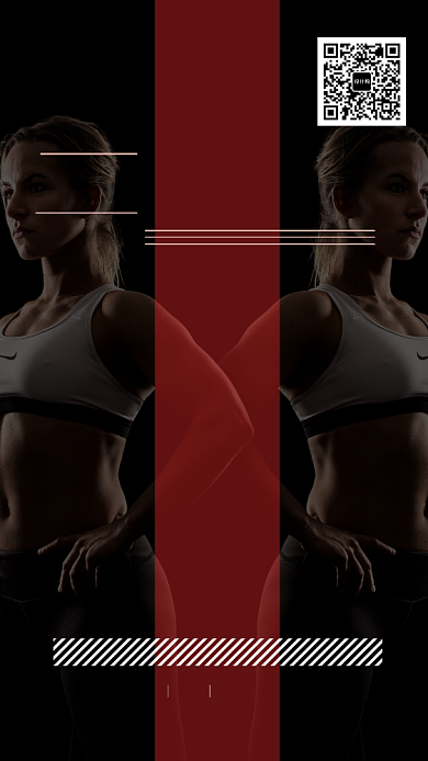 运动健身海报背景