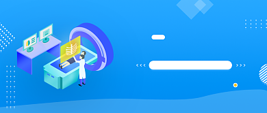 蓝色创意高血压公众号首图背景