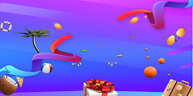 夏日狂欢钜惠促销海报背景