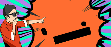 撞色插画过年红包收到手软公众号首图背景