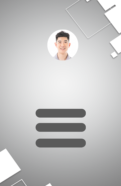 创意灰色时尚工作证背景