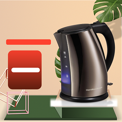 只能加热热水壶淘宝直通车图片背景