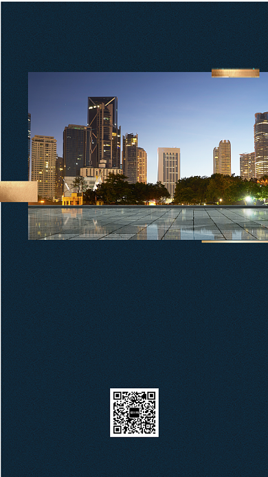 高端开盘售楼房地产手机海报背景