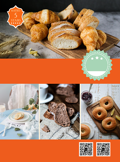 烘焙坞开业大典新年促销啦背景