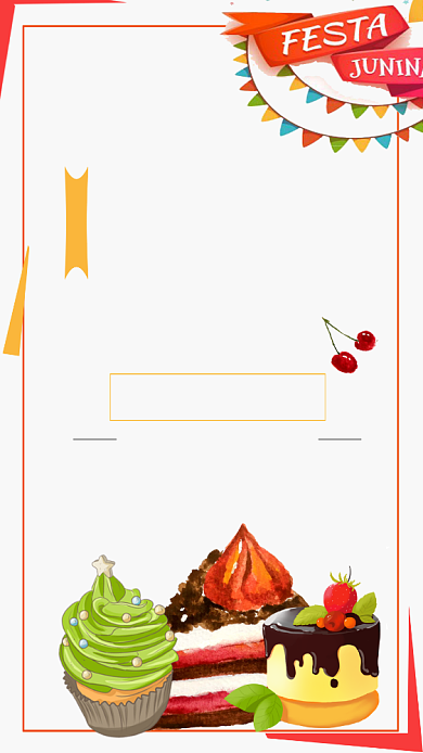 甜品创意手机海报背景