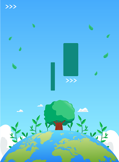 保护环境绿色环保宣传印刷海报背景