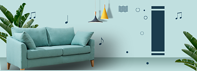 淘宝家居首页banner全屏海报背景