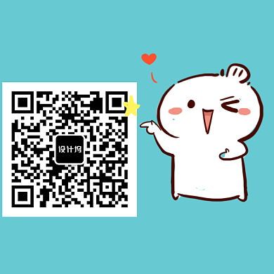 蓝色可爱简约新媒体二维码背景