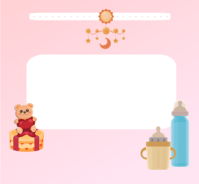 母婴用品微商朋友圈封面背景