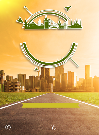 留学培训海报模板背景