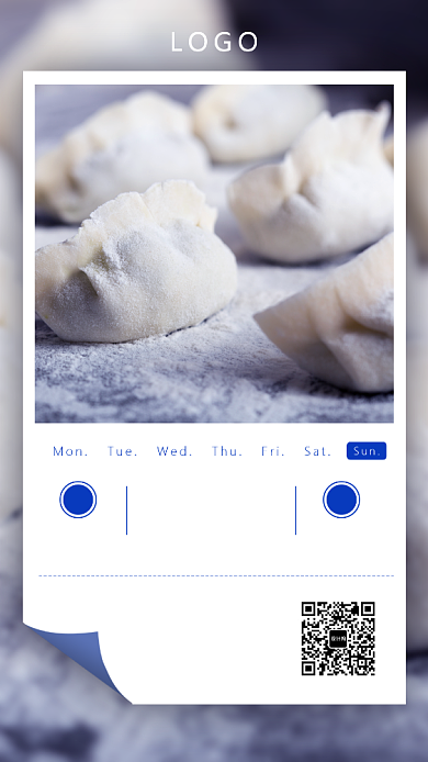 二十四节气冬至手机海报背景