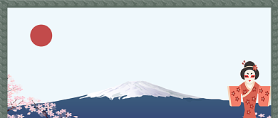 畅游日本创意公众号首图背景