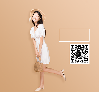 浅棕色简约服饰店店主朋友圈封面背景