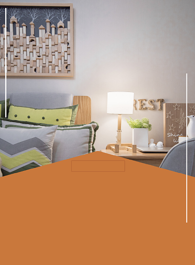 儿童家具销售促销印刷海报背景