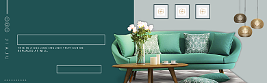淘宝家具简约banner背景
