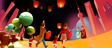 2019回家过年公众号首图背景