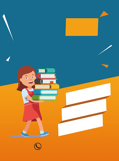 卡通儿童通用课程培训班少儿培训印刷海报背景