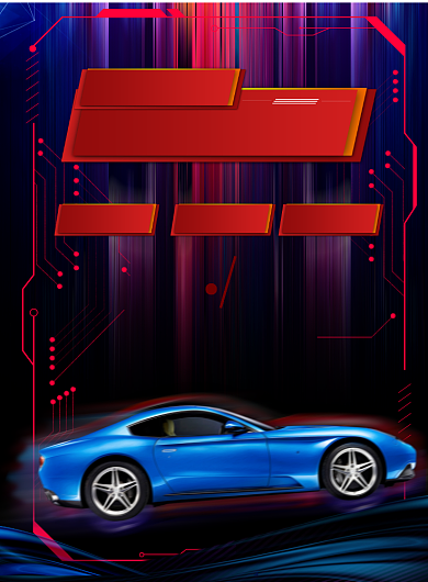 商务汽车维修印刷海报背景