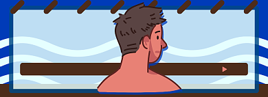 男士洗漱用品电商淘宝banner图背景