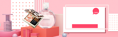 美妆护肤海报模版banner背景